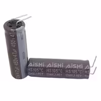 خازن الکترولیت 47 میکرو فاراد 450 ولت Aishi