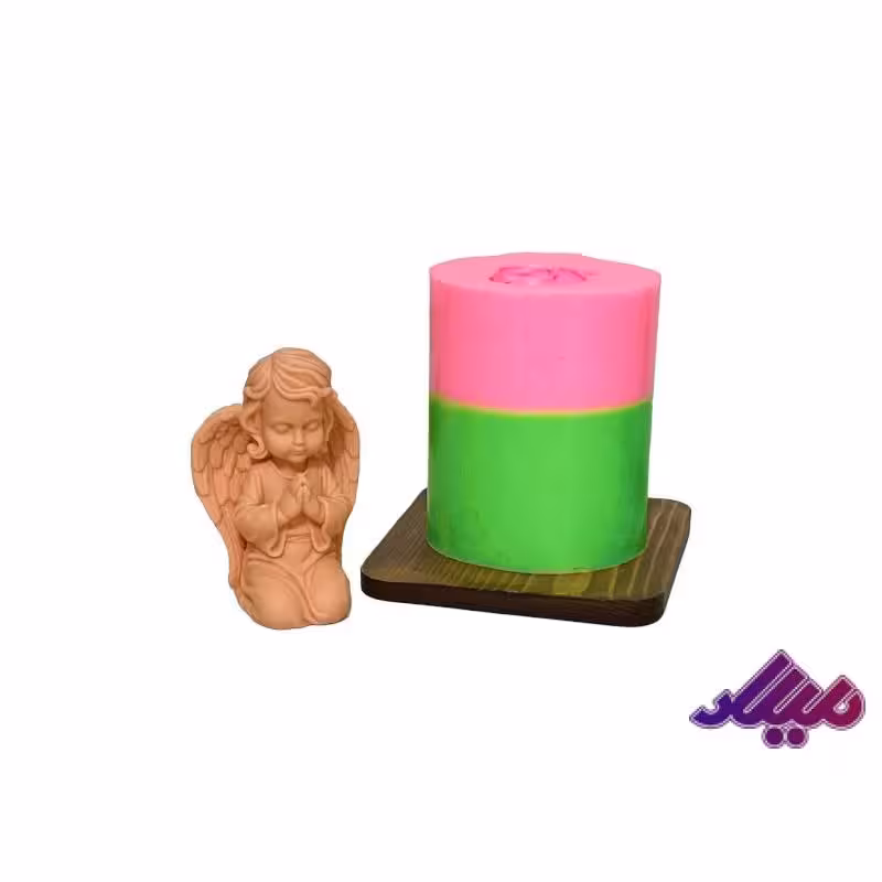 قالب سیلیکونی فرشته دعاگو نشسته ارتفاع 10 سانت
