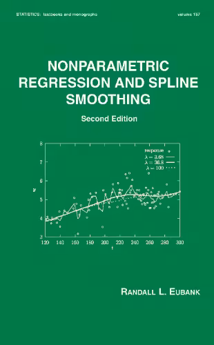 خرید و دانلود نسخه کامل کتاب Nonparametric Regression and Spline Smoothing