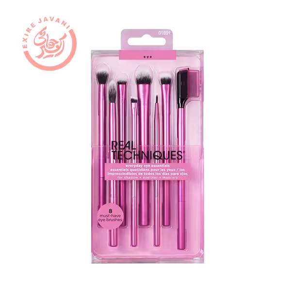 ست براش آرایش چشم ریل تکنیک مدل Everyday Eye Essentials