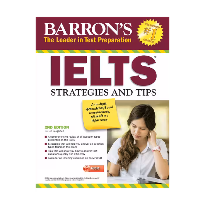 خرید کتاب Barrons IELTS Strategies and Tips 2nd