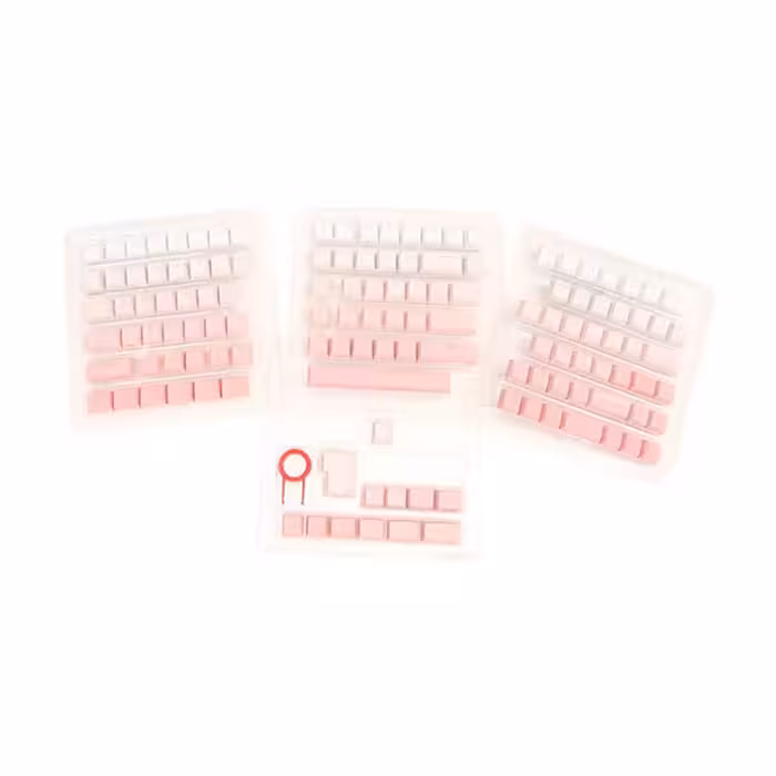 مجموعه کامل کلید کیبورد مکانیکال ردراگون مدل A139 Ombre pink