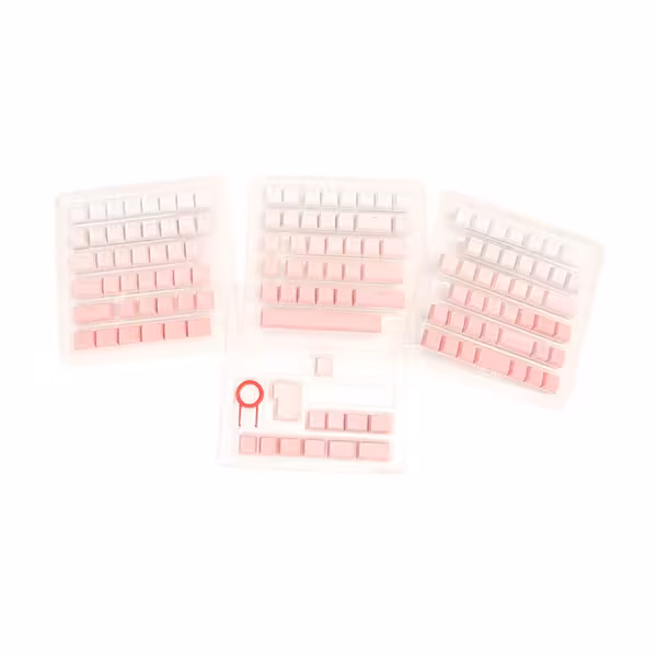 مجموعه کامل کلید کیبورد مکانیکال ردراگون مدل A139 Ombre pink