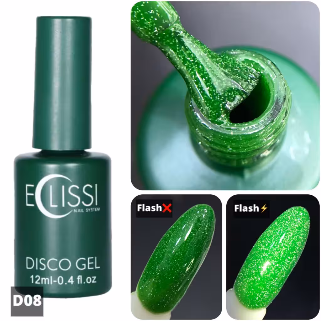دیسکو ژل ناخن ECLISSI اکلیسی 12 میل کد D08