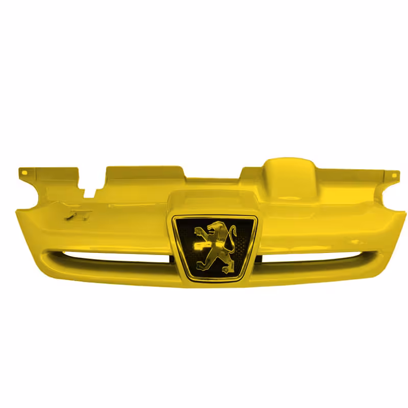 جلو پنجره پژو پارس با آرم زرد عراقی سرو صنعت سپاهان