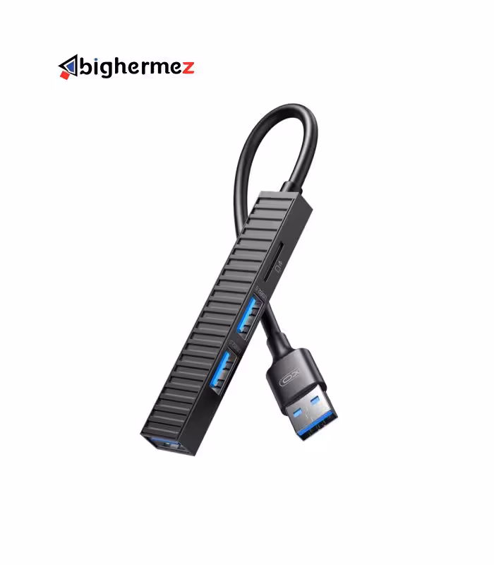 هاب USB3.0 دارای 4 پورت ایکس او مدل HUB014A