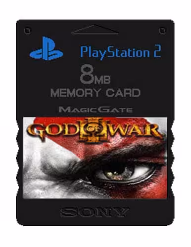 کارت حافظه پلی استیشن 2 مدل PS2 God Of War