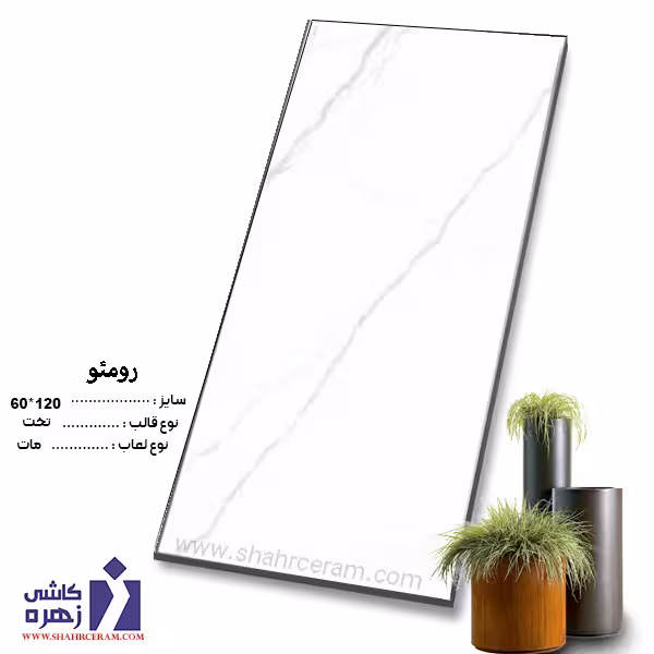 سرامیک رومئو 120*60 کاشی زهره