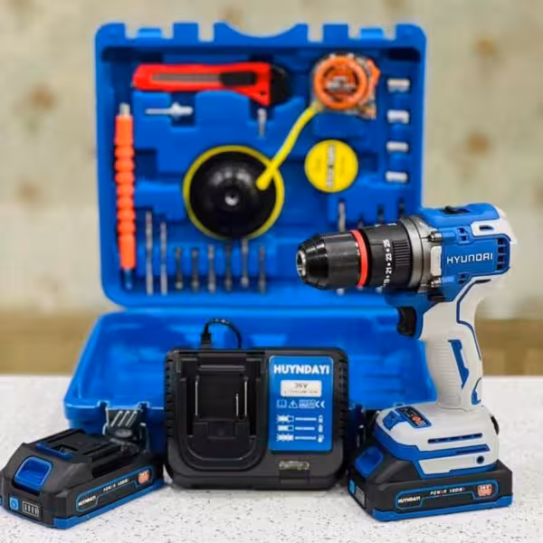 دریل شارژی براشلس هیوندای مدل 36V-MAX