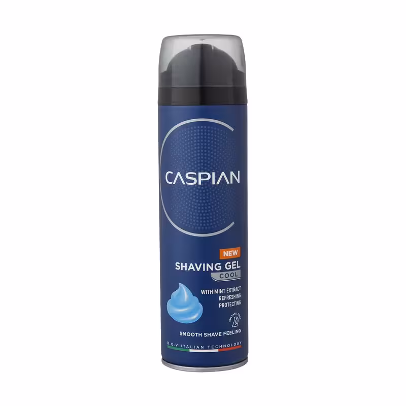 ژل اصلاح خنک کاسپین(CASPIAN) التیام بخش پوست برای یک اصلاح با طراوت