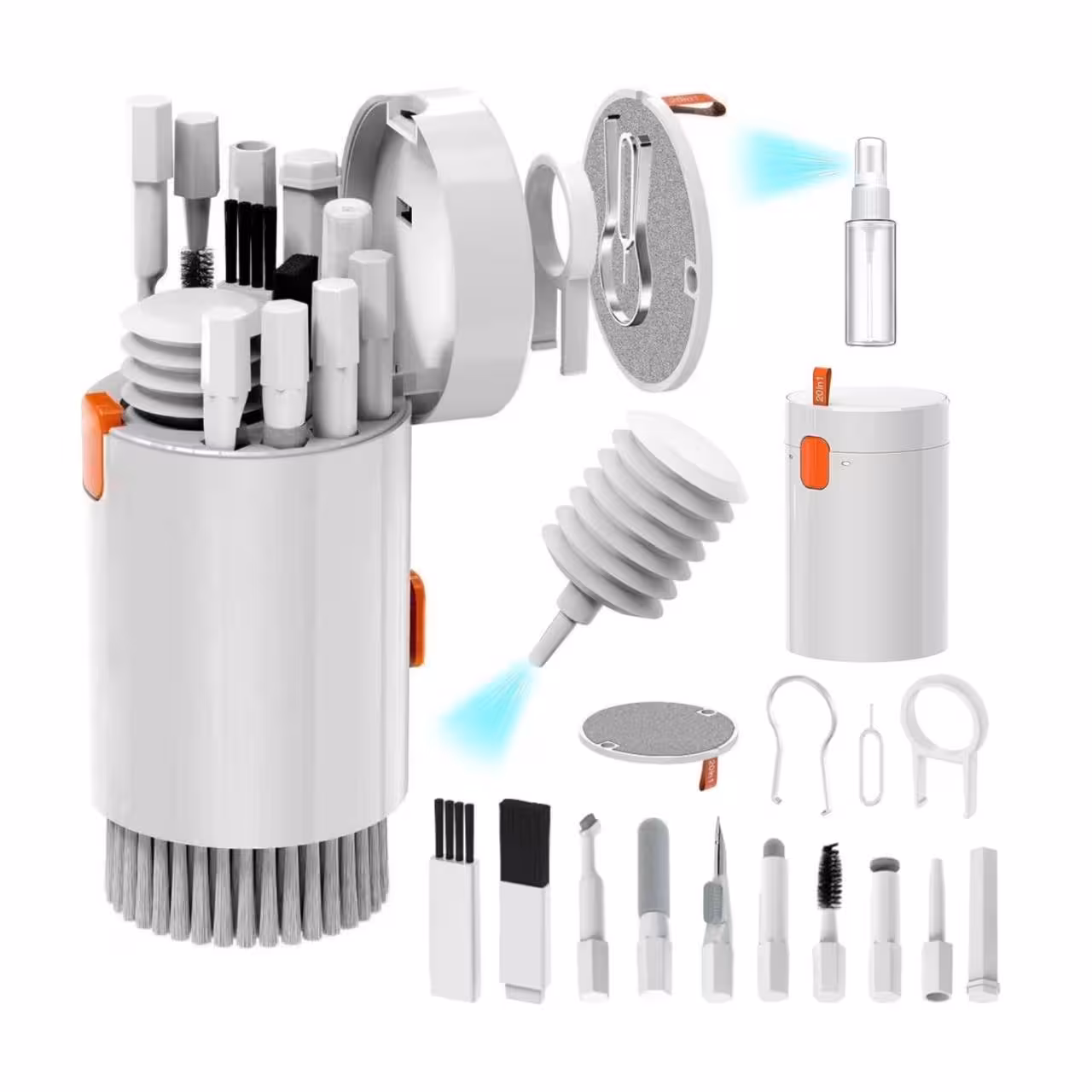 کیت تمیز کننده 20 کاره گرین لاین (Green Lion 20 in 1 Cleaning Kit GN20IN1CKITWH)