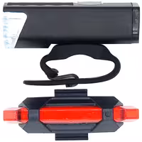 چراغ جلو و عقب دوچرخه مدل شارژی 200 لومن کد 760 | کالا مکس