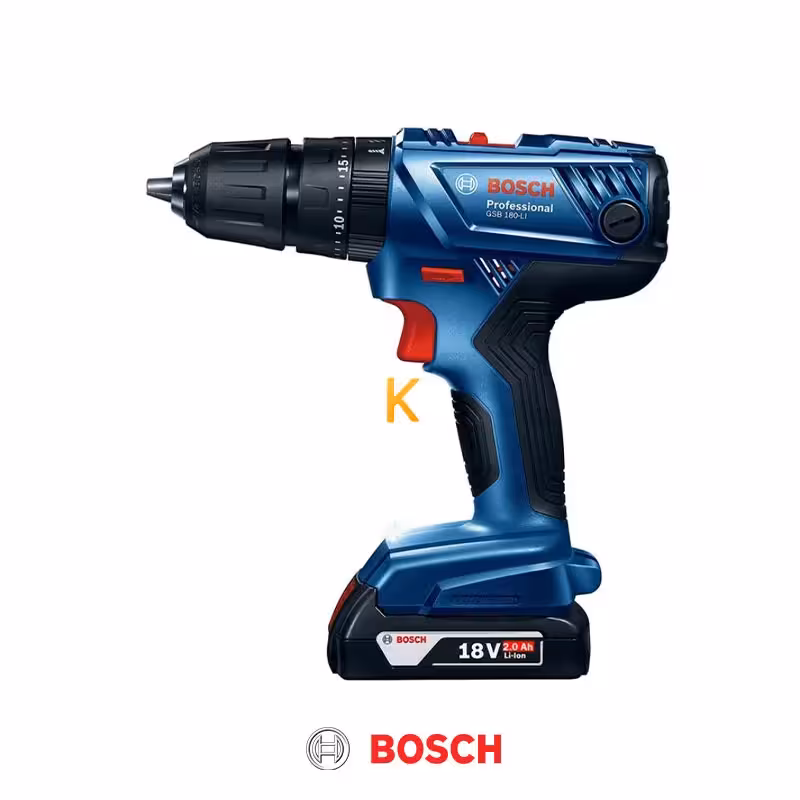 دریل پیچ گوشتی چکشی شارژی مدل GSB 180-LI بوش