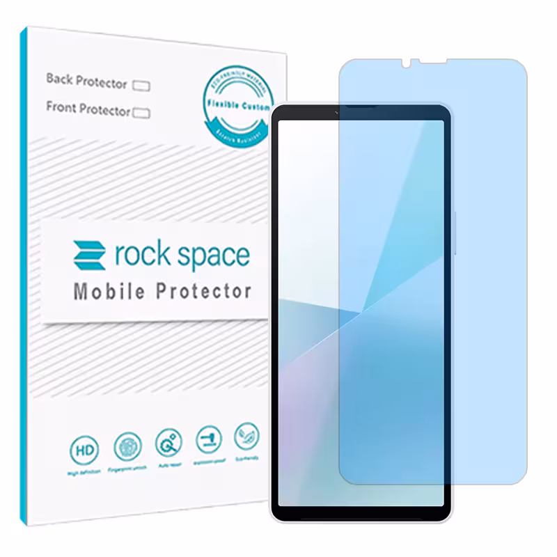 گلس سونی Xperia 10 VI مدل نانو هیدروژل آنتی بلو برند راک اسپیس کد S