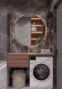 آینه دستشویی مدرن زرین نیک مدل AD009