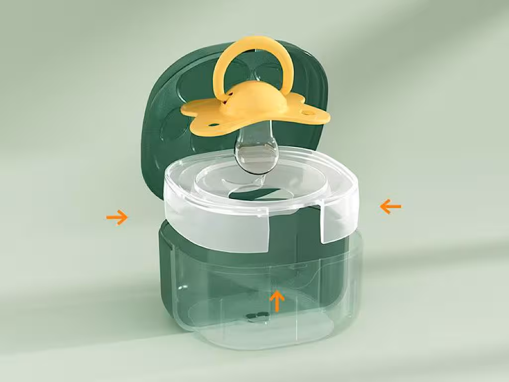 قاب پستانک طلقی مدل پنجه