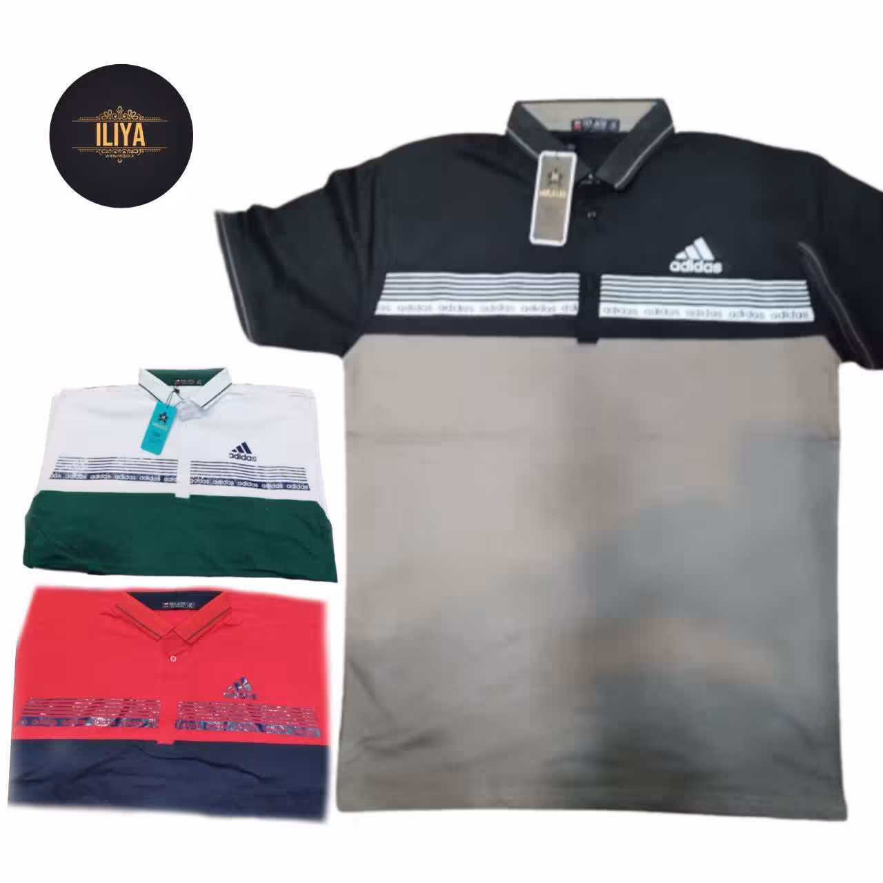 تیشرت مردانه یقه دار در رنگ های متنوع سایز 2XL, 3XL