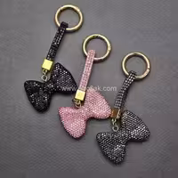 سرکلیدی فول نگین پاپیون کوتاه