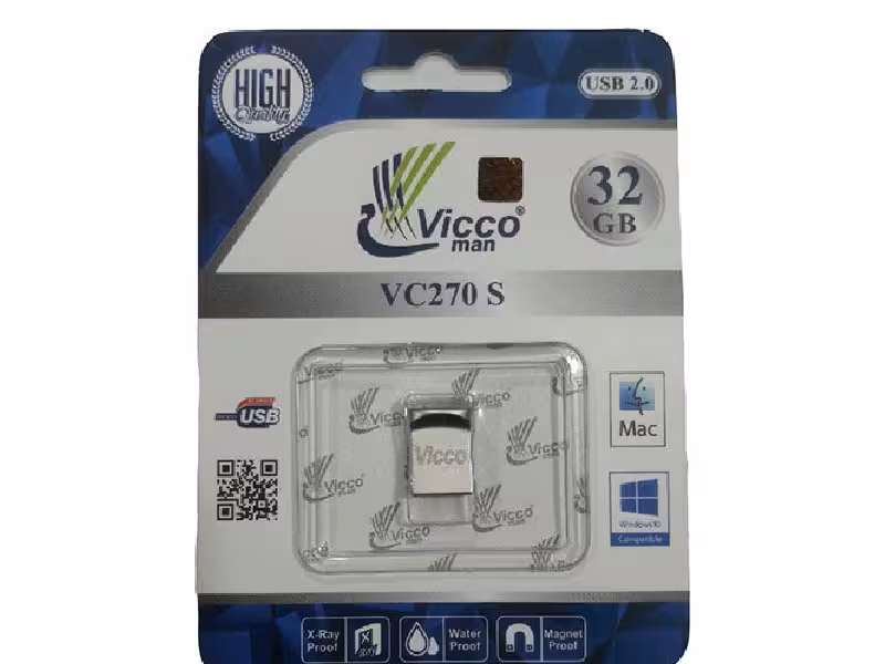 فلش مموری ویکومن مدل VC 270 ظرفیت 32 گیگابایت ا Vicco Man VC270 Flash Memory - 32GB