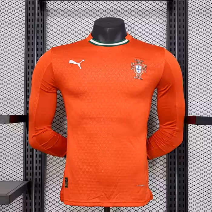 لباس اول پرتغال 2025 آستین بلند | بازیکن