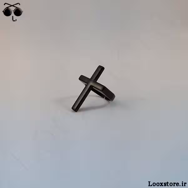 انگشتر صلیب مشکی فری سایز