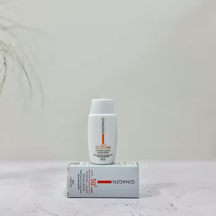 لیکوئید ضد آفتاب پوست خشک SPF50 ژیناژن 50 میلی لیتر