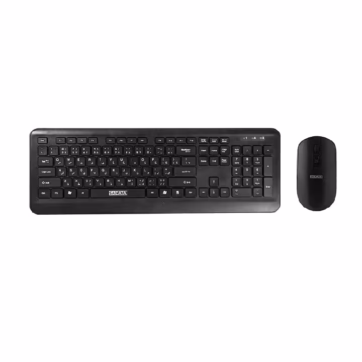 کیبورد ماوس بی سیم سادیتا مدل SKM-2401 WL | کالا مکس