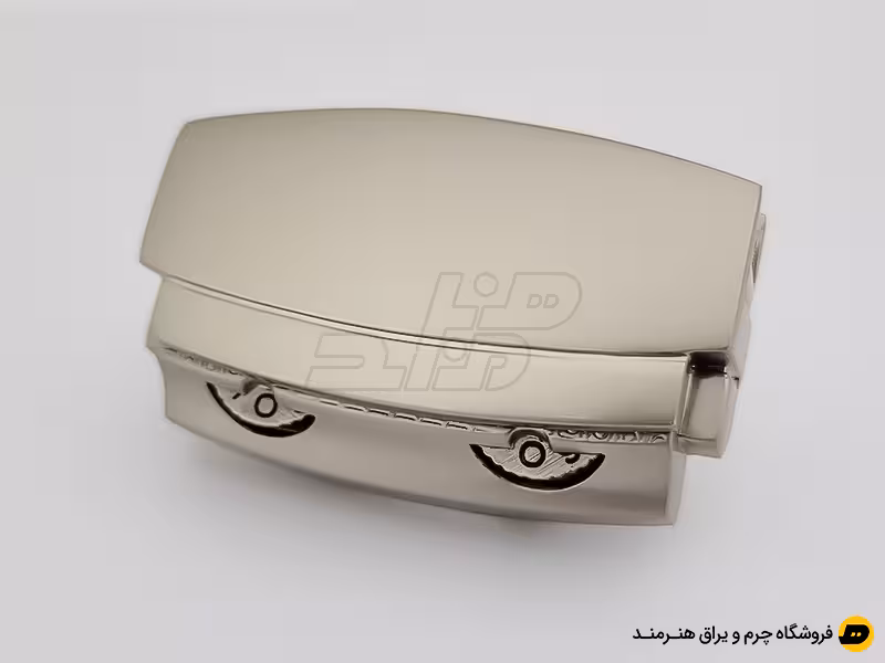 قفل دو رمز 5 سانت رنگ نیکل مات