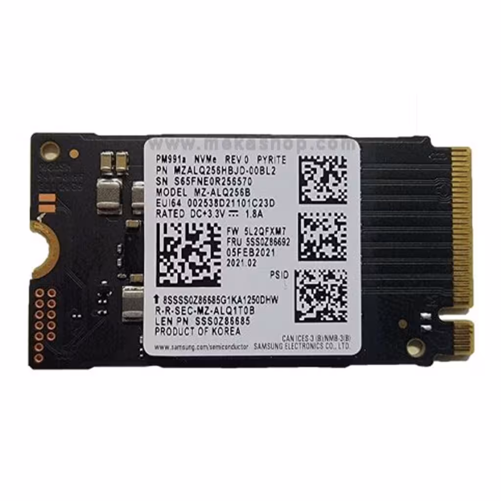 هارد اس اس دی لپ تاپ سامسونگ 256 گیگابایت SSD Samsung M.2 NVME 2242
