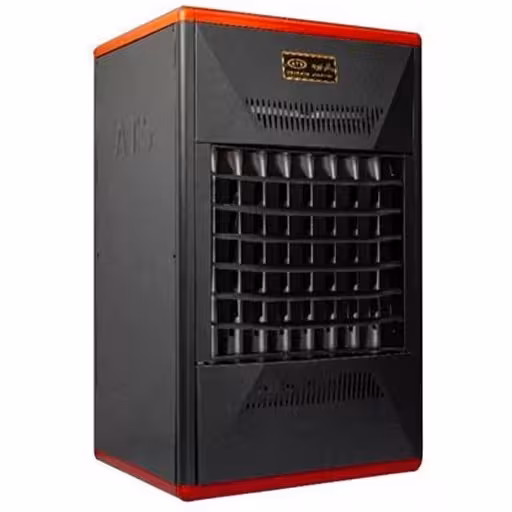 هیتر گازی آذر تهویه مدل A650 فن دار دو دور ظرفیت 1000 تا 1200 متر مکعب