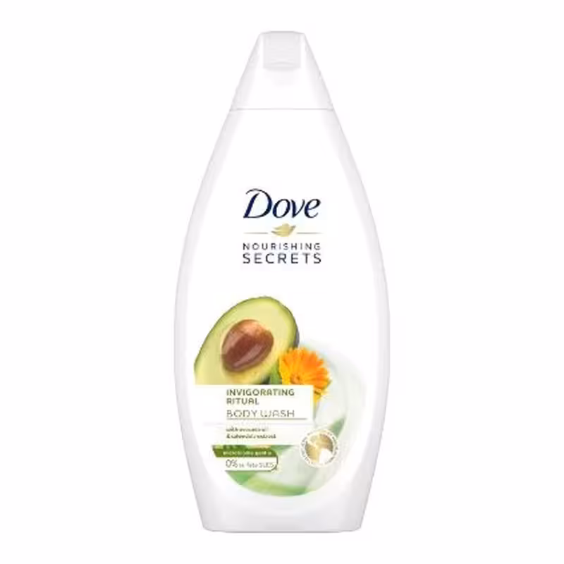 شامپو بدن روغن آووکادو و عصاره کالاندولا داو بدون سولفات حجم 500ml