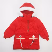 کاپشن دخترانه LOVE رنگ قرمز کد 10403