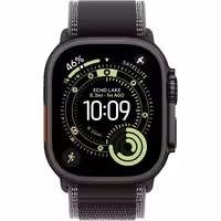 اپل واچ مدل Ultra 3 Black Titanium Case Trail Black/Charcoal Band