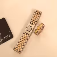 ست دستبند انگشتر رولکس دو رنگ زنانه و مردانه 450540630