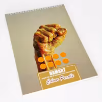 دفترطراحیA4سری مدادرنگی همیشه