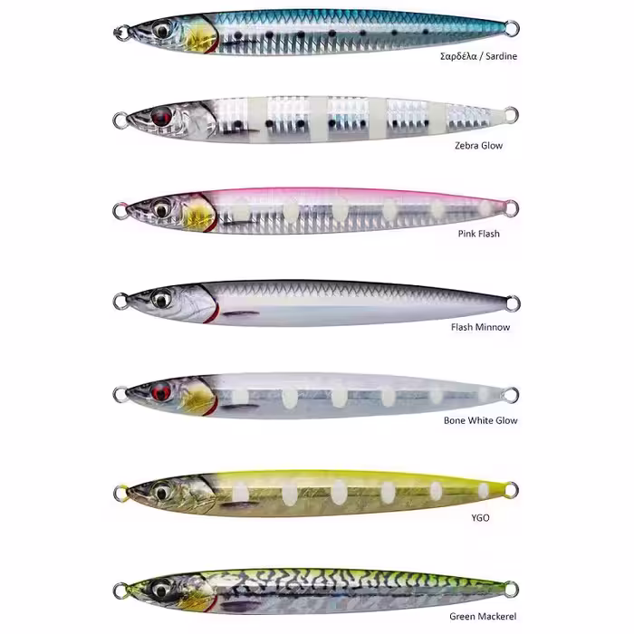 لور جیگ 180گرم 18 سانتی‌متر SAVAGE GEAR 3D Scan Slim Jig Minnow