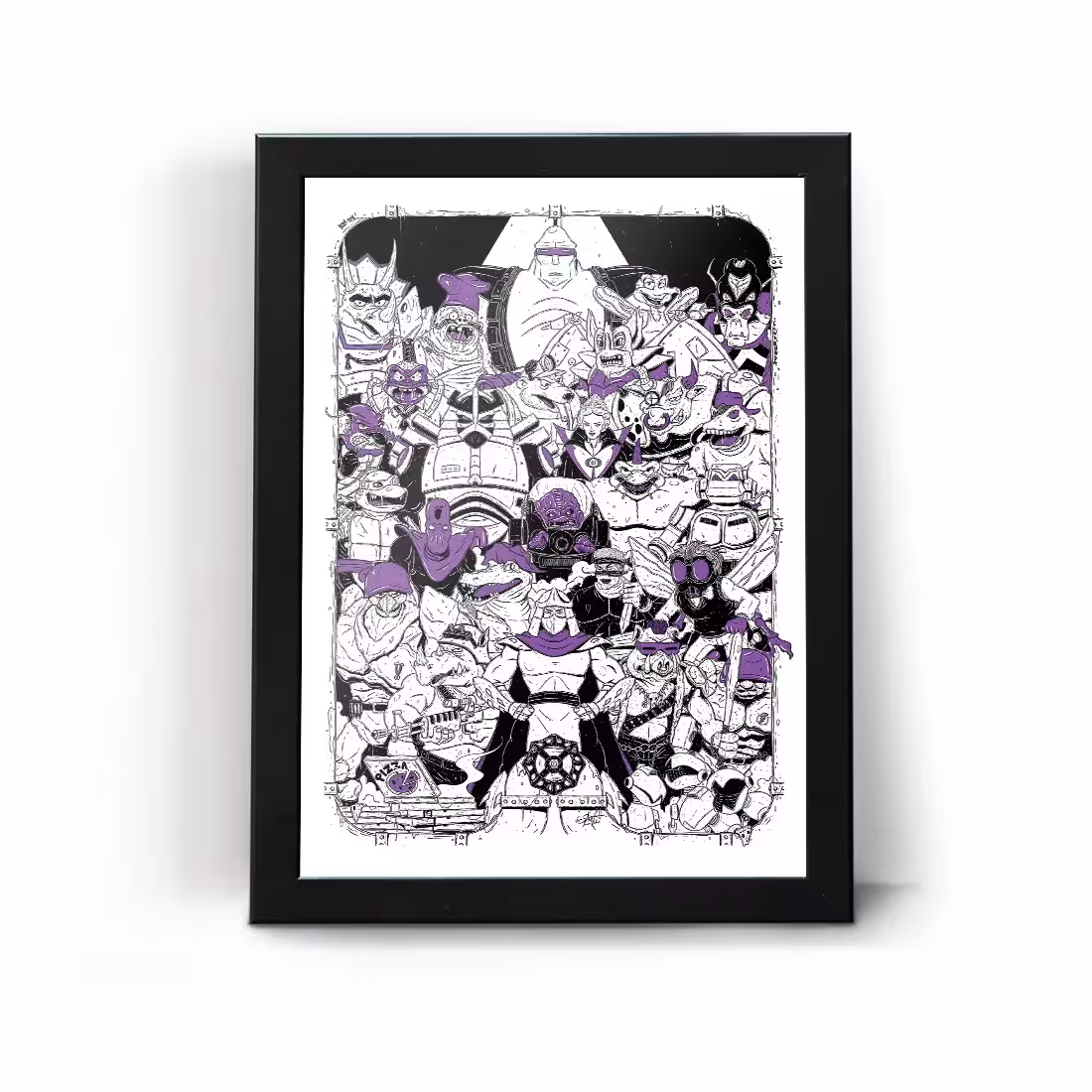 تابلو قاب لاک پشت های نینجا TMNT 5