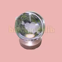عروسک گوی چراغدار دو قلب  (8 سانتی)