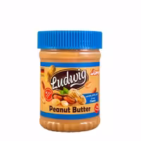 کره بادام زمینی ساده لودویگ 350 گرمی