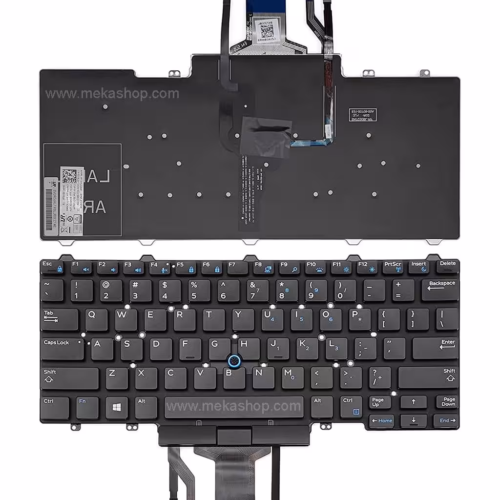 کیبورد لپ تاپ دل Dell Latitude 7490 اینتر کوچک با موس