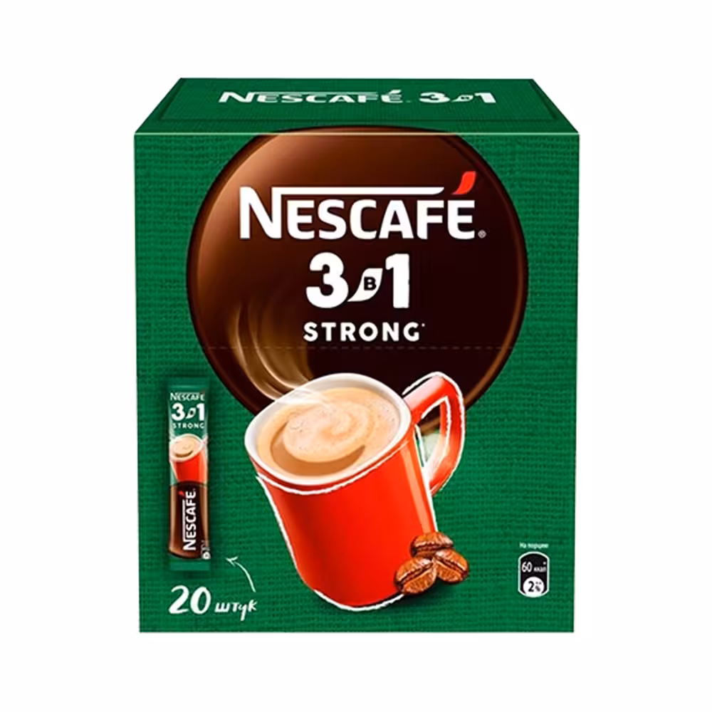 کافی میکس 3 در 1 strong بسته 20 عددی