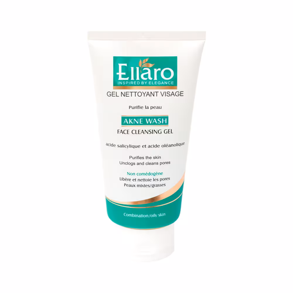 ژل شستشوی صورت آکنه واش الارو {پوست های چرب و آکنه ای} | 150ml