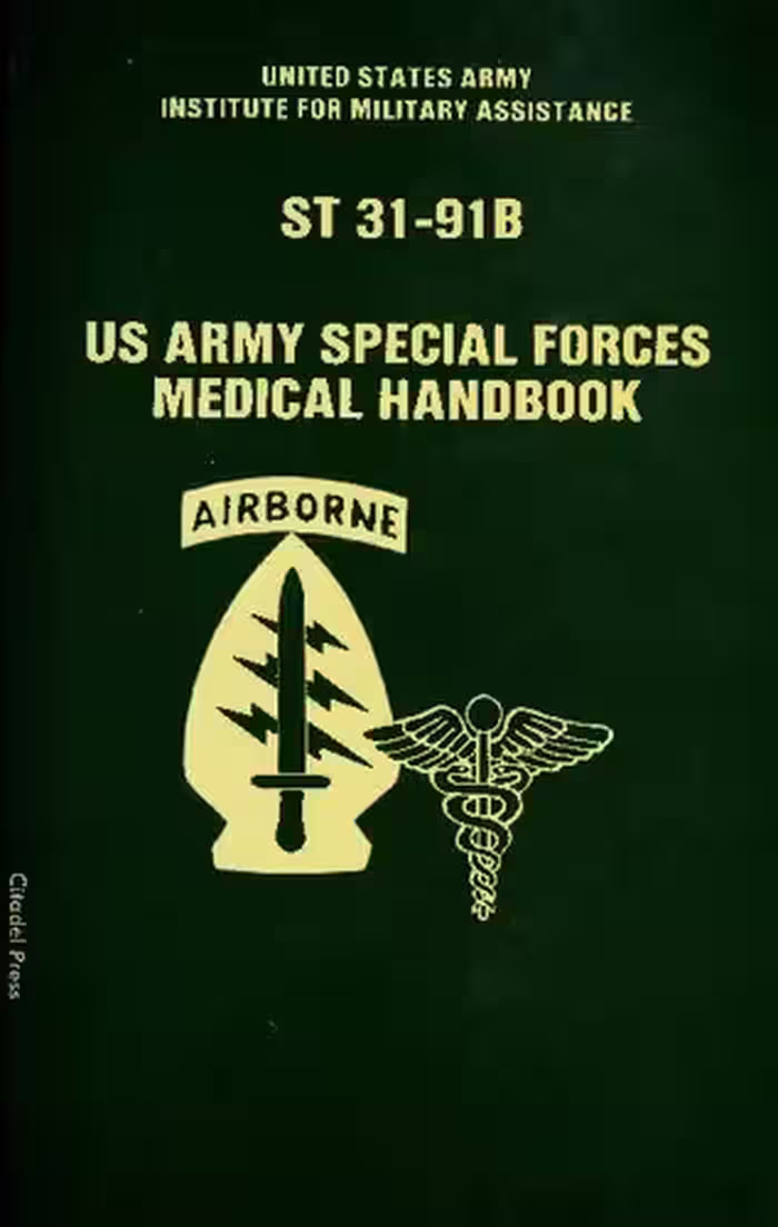 خرید و دانلود نسخه کامل کتاب US Army Special Forces Medical Handbook