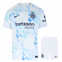 کیت دوم اینترمیلان 2026 هواداری ست پیراهن و شورت با لوگوی دوختی