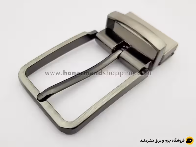 سگک کمربند زبانه دار چرخشی رنگ دودی سایز 3.5
