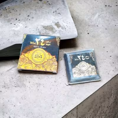 بخور عود 24ساعه برند ارض الزعفران حجم 40 گرم