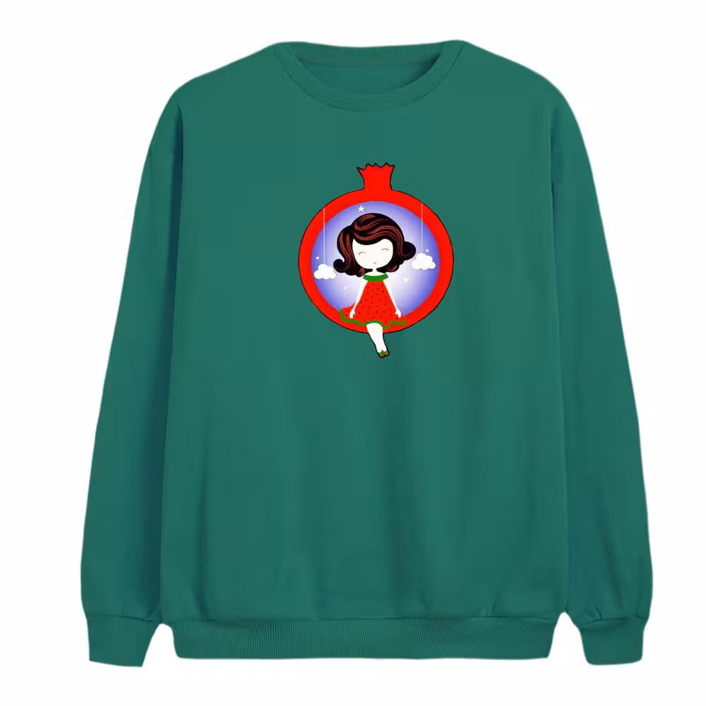 سویشرت زنانه مدل انار یلدایی کد 6