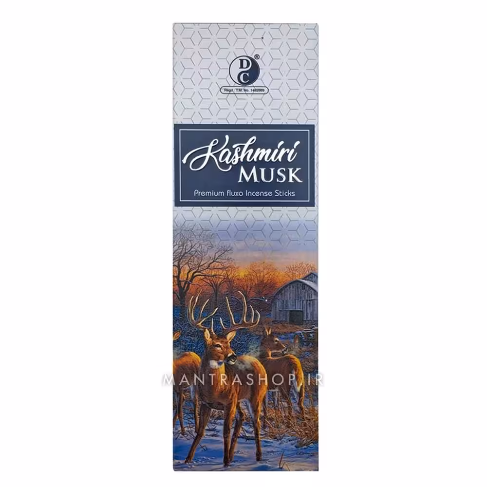 عود دست ساز هندی Kashmiri Musk برند DC بسته 50 گرمی (عود مشک کشمیری)