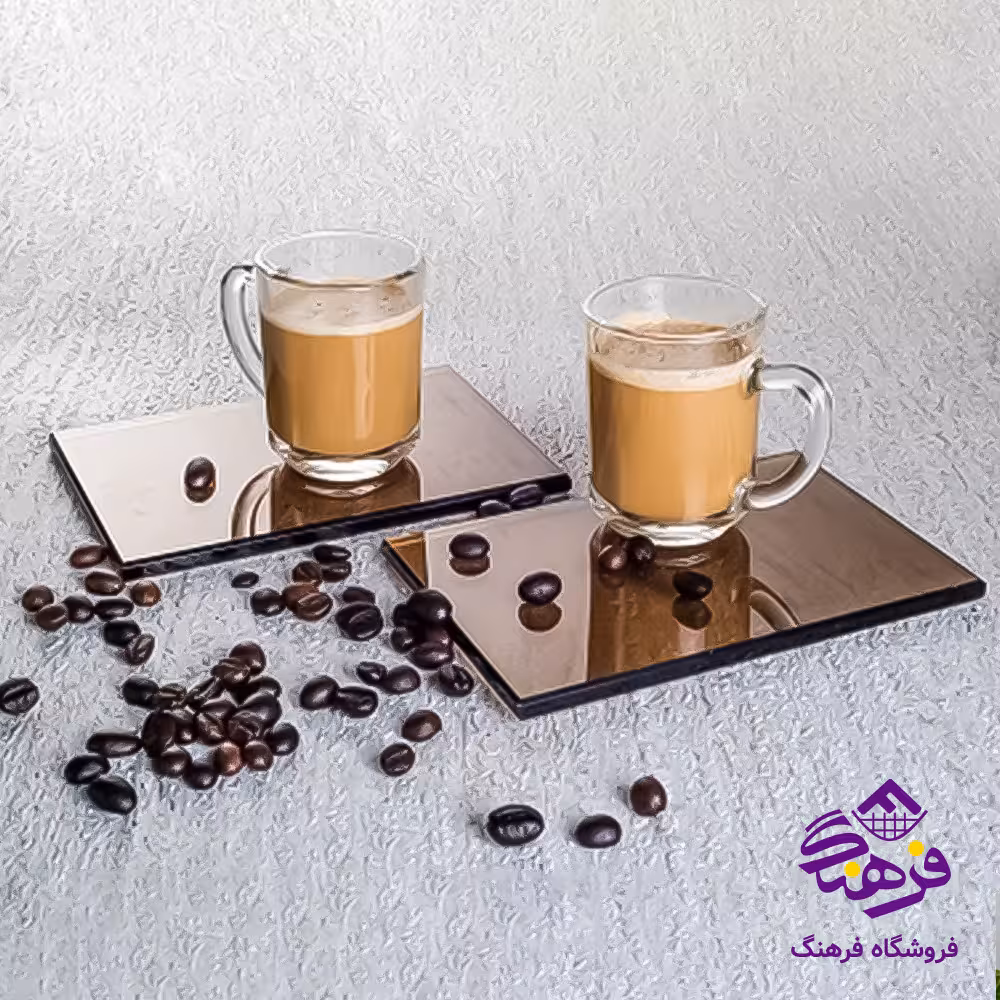 لیوان اذرخش دسته دار شیرینگ کاوه (6دک)