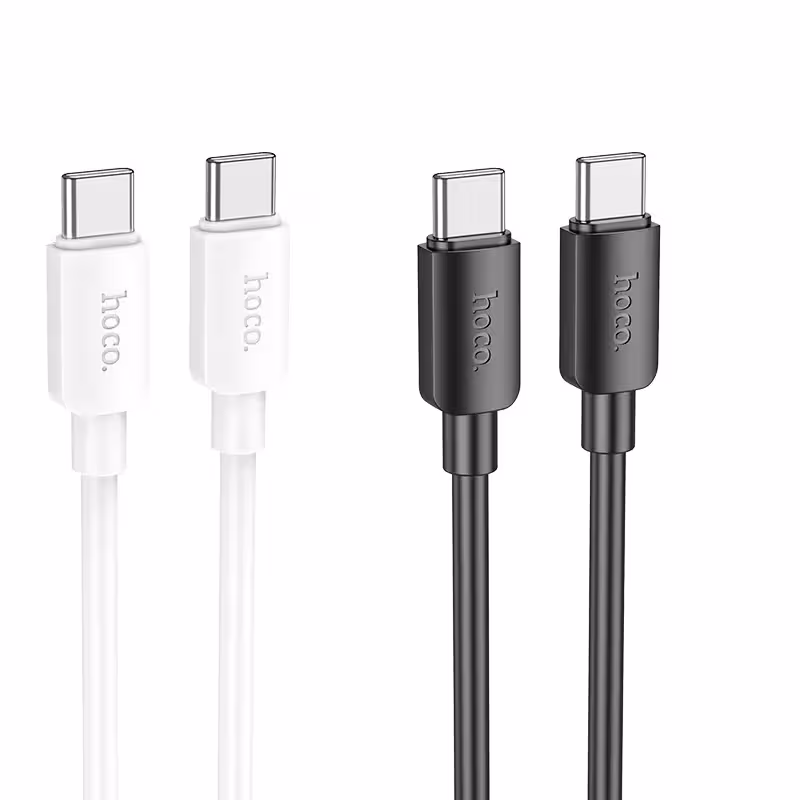 کابل شارژ 60 وات USB-C به USB-C هوکو مدل X96 طول 1 متر
